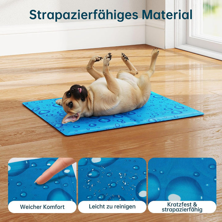 Selbstkühlende Kühlmatte Hund aus hautfreundlichem Gel, Kühlmatte Katze für entspannte Sommertage, p