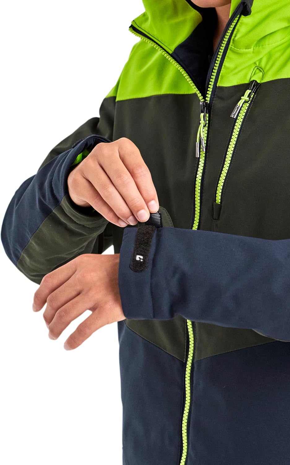 Killtec Jungen Ksw 161 Bys Ski Jckt Skijacke/Funktionsjacke mit Kapuze und Schneefang 128 apfel, 128