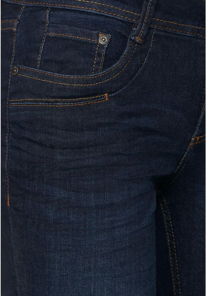 Street One Damen Jeanshose Casual 25W / 32L Dark Indigo Used Wash, 25W / 32L Dark Indigo Used Wash