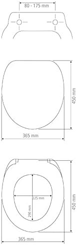 WENKO WC-Sitz Plumes mit Relief-Oberfläche, Toilettendeckel mit Absenkautomatik, aus bruchstabilem T