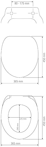 WENKO WC-Sitz Mod. Tonga mit Hochglanz-Oberfläche, Toilettendeckel mit Absenkautomatik, bruchstabile