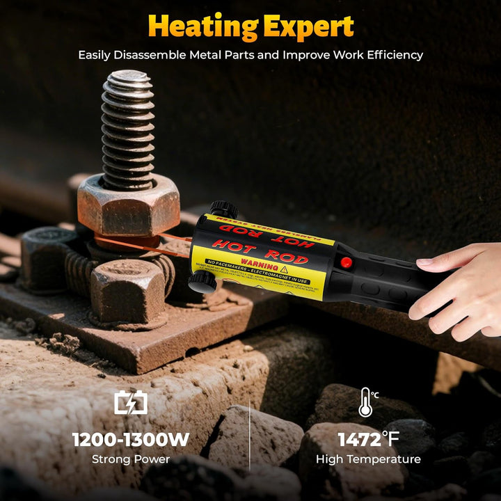 1000W induktionsheizung kfz, 800℃ Magnetische Induktionsheizgerät, induktionswärmer mit 10 Heizspule