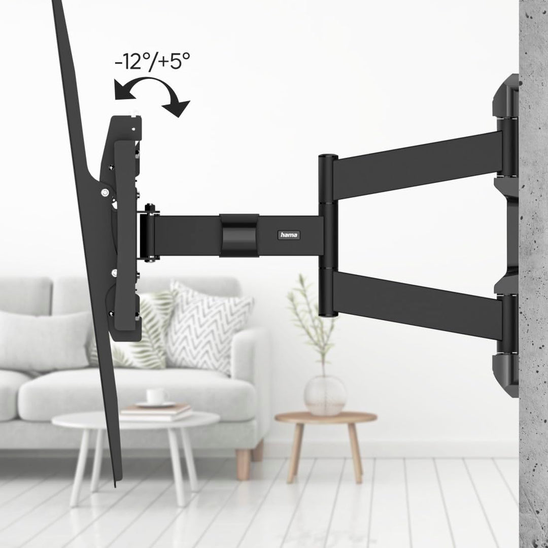 Hama TV Wandhalterung schwenkbar, neigbar, ausziehbar (TV Wandhalterung 120 Zoll, VESA 300x100 bis V
