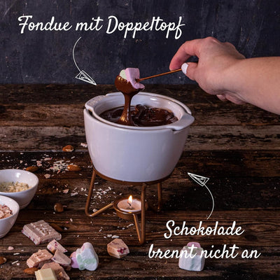 Boska Choco Fondue Marie - für Schokoladenfondue - Fondue-Wasserbad Double Boiler