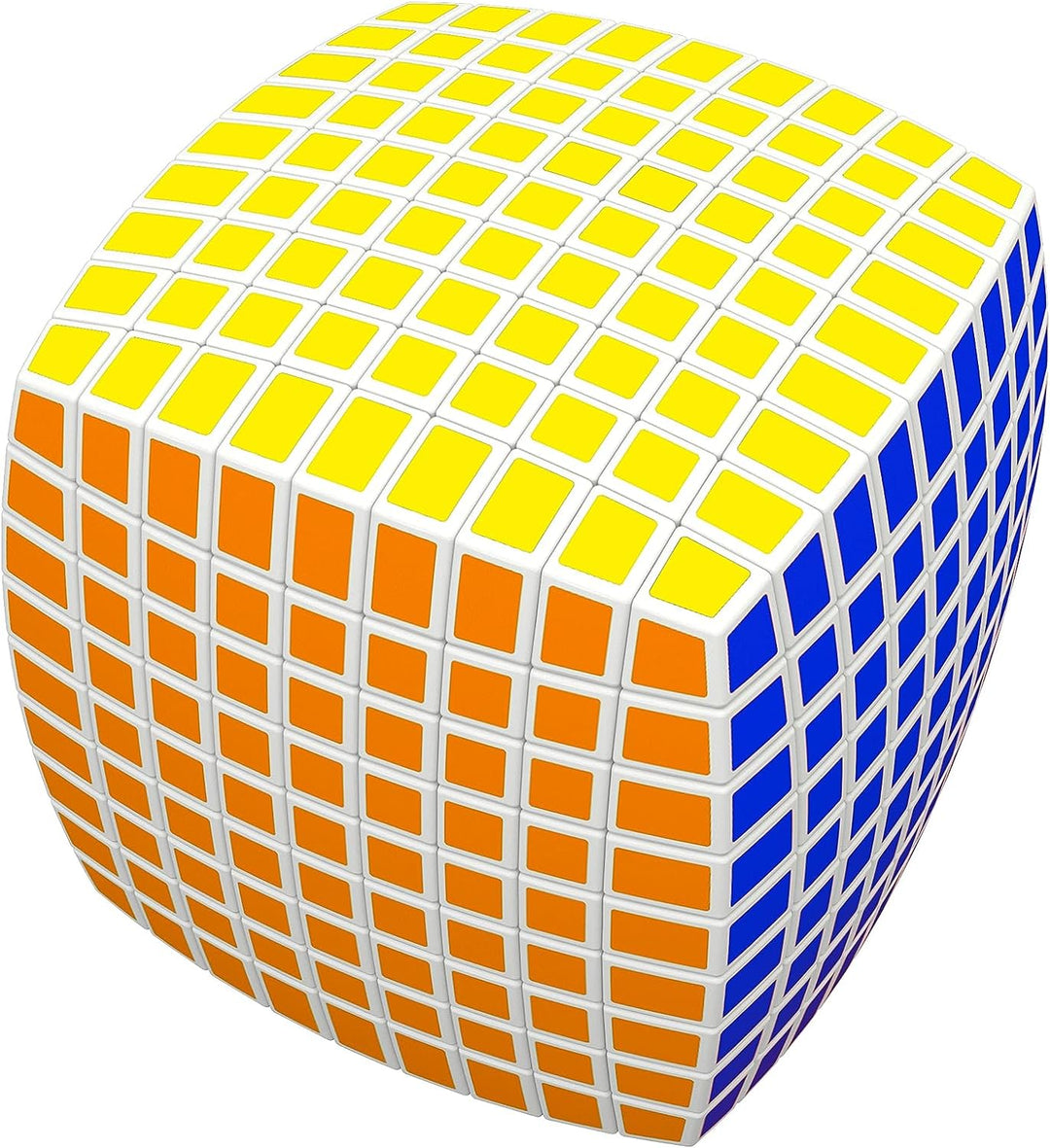V-CUBE 9 x 9 White Pillow, Professional, Fast, and Smooth, Speed Cube, Puzzle, Fidget Toy
