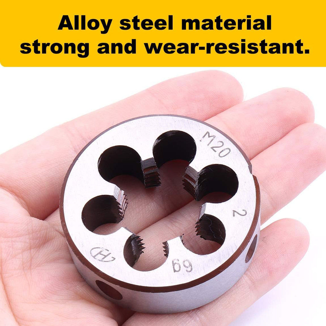 ATOPLEE Metric Rechtsgewinde Die [M20 2.0, 1pc] M20 X 2mm, M20 X 2mm