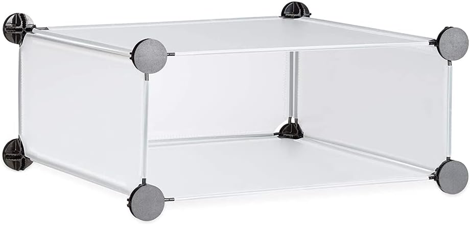 HUOLE DIY Kleiderschrank Regalsystem Schuhregal, modularer Kombischrank, platzsparendes Steckregalsy