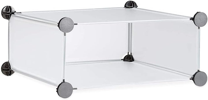HUOLE DIY Kleiderschrank Regalsystem Schuhregal, modularer Kombischrank, platzsparendes Steckregalsy
