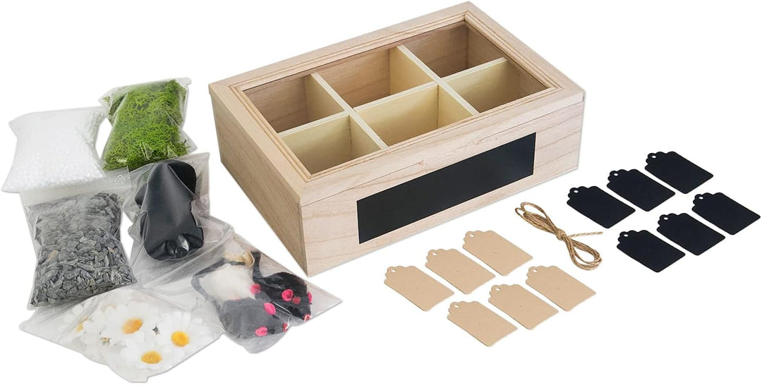 SURPRISA Schotter Schatulle 6er - kreative Verpackung für Geldgeschenke und persönliche Geschenkbox