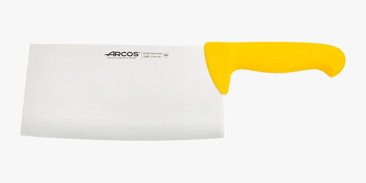 Arcos 298600 Serie 2900 - Hackmesser Metzgermesser - Klinge Nitrum Edelstahl 215 mm - HandGriff Poly
