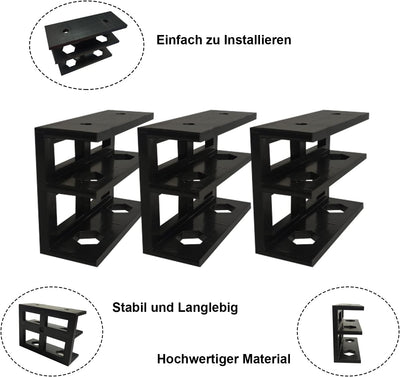 PIAOLGYI Laptop Untertisch Halterung Regal Halter Ständer für Notebook MacBook kompatibel für 2 Stüc