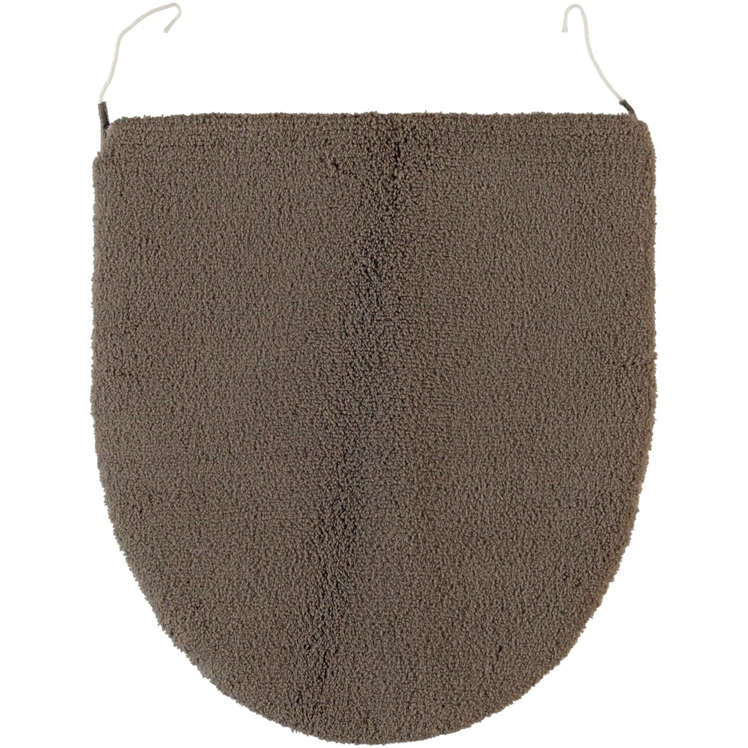 Rhomtuft Badteppiche Square Taupe - 58 Deckelbezug 45x50 cm, Deckelbezug 45x50 cm