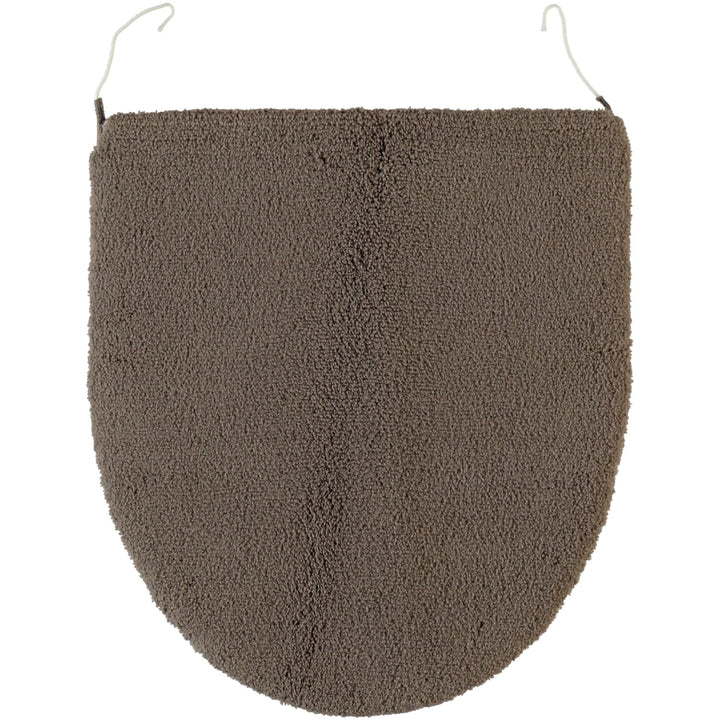 Rhomtuft Badteppiche Square Taupe - 58 Deckelbezug 45x50 cm, Deckelbezug 45x50 cm