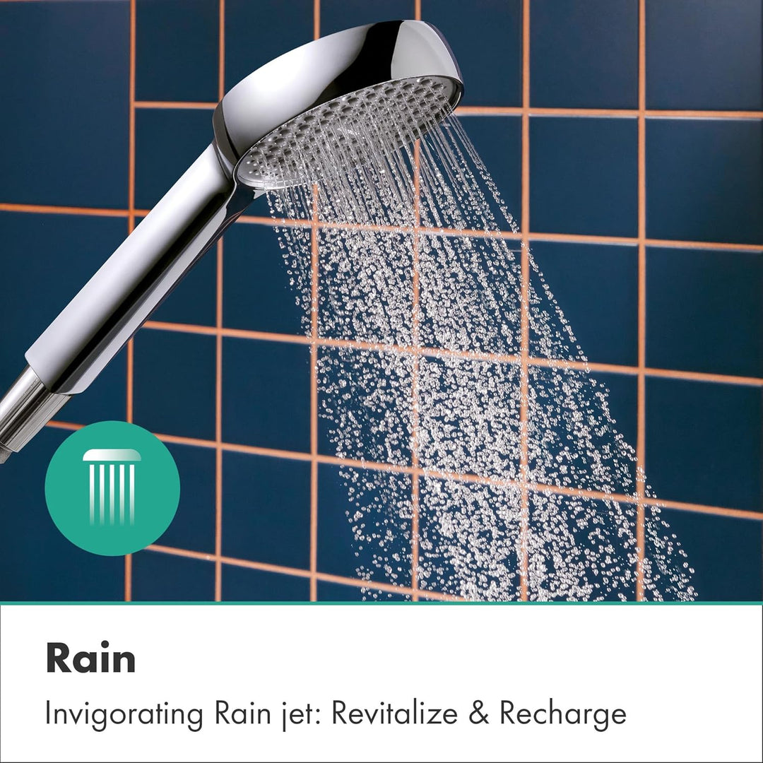 hansgrohe Activera S - wassersparender Duschkopf 6 l/min (EcoSmart+), Handbrause mit 1 Strahlart, ru