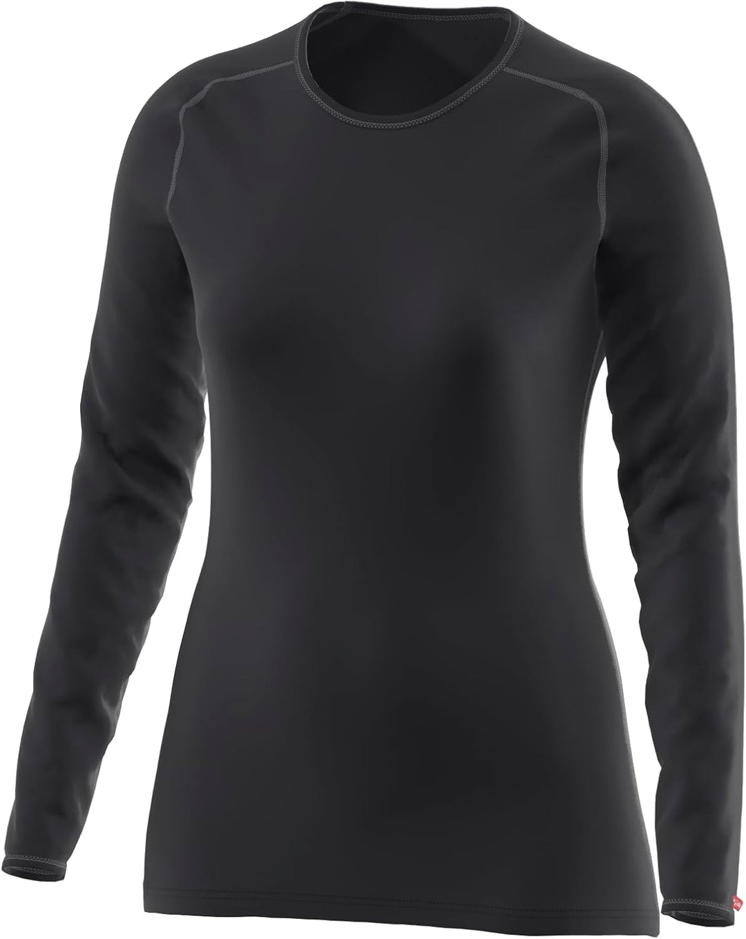 Löffler Damen Unterhemd Shirt Transtex Warm, Schwarz