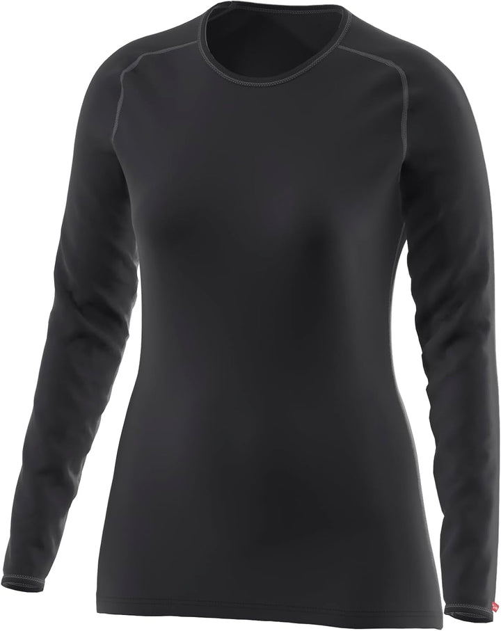 Löffler Damen Unterhemd Shirt Transtex Warm, Schwarz
