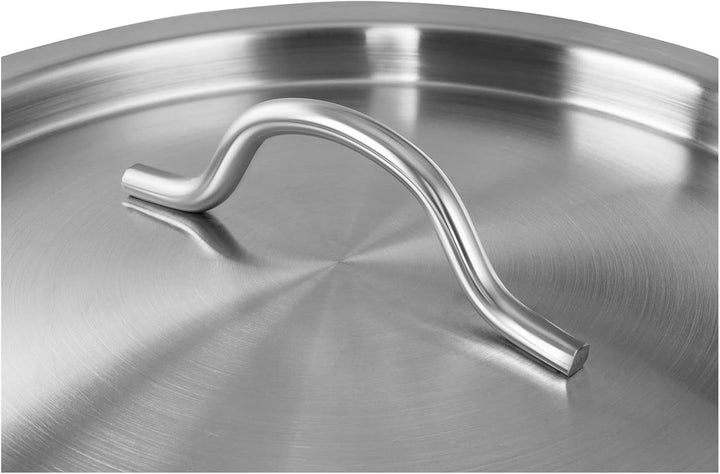 Royal Catering RCST-50E Edelstahltopf mit Deckel Edelstahlkochtopf Kochtopf Induktion (48 Liter, Bod