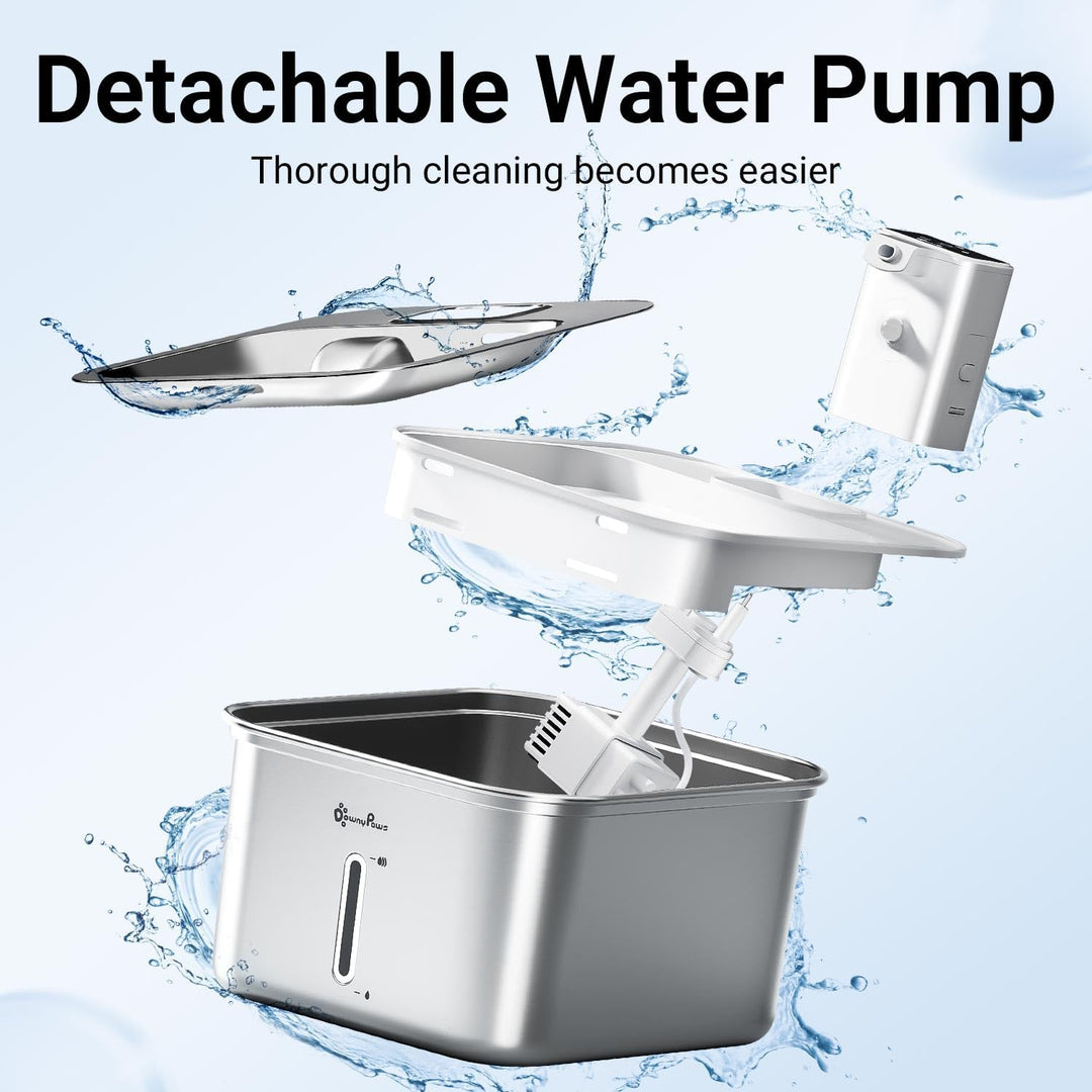 DownyPaws Katzenbrunnen Pump für DPWFP6-FSS, Weiss Wasserpumpe Weiss, Wasserpumpe Weiß