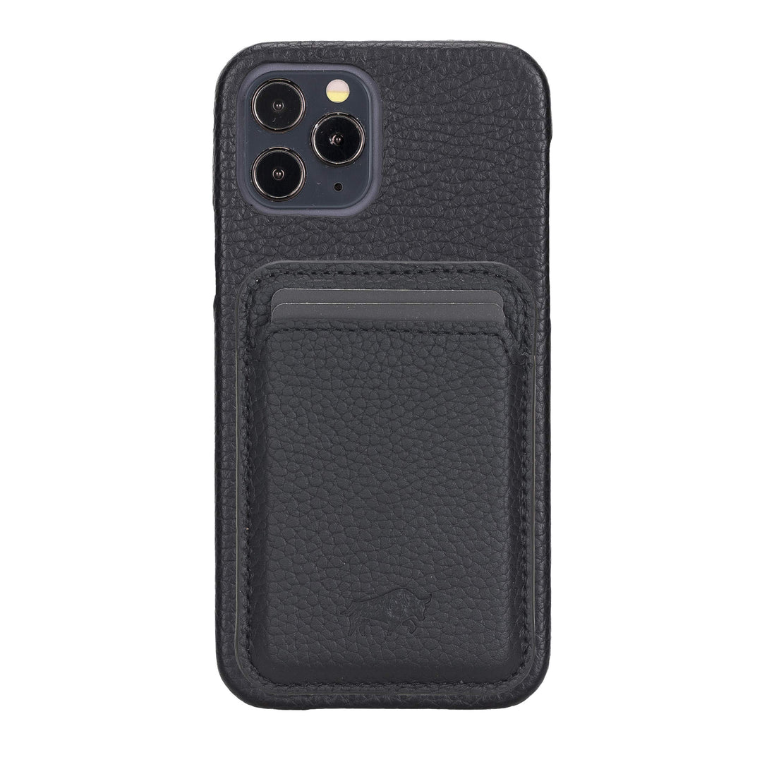 Solo Pelle Lederhülle + magnetische Geldbörse für das iPhone 12/12 Pro in 6.1 Zoll Case Leder Hülle