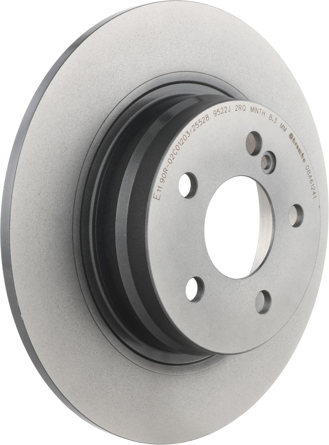 Brembo 08.A612.41 Hintere Bremsscheibe mit UV Lackierung, Anzahl 2