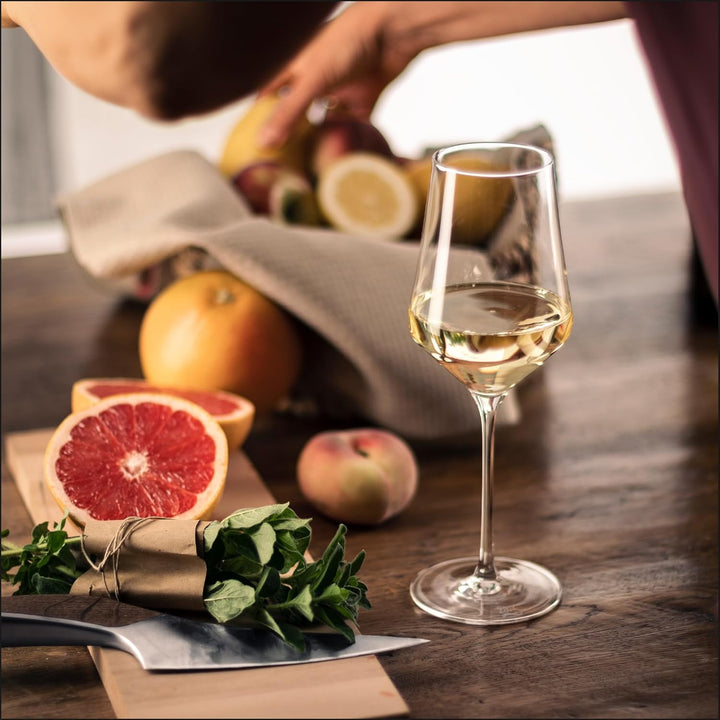 Eisch Sky Weissweinglas, SensisPlus Belüftungstechnologie, bleifrei, spülmaschinenfest, 2 Stück, 380
