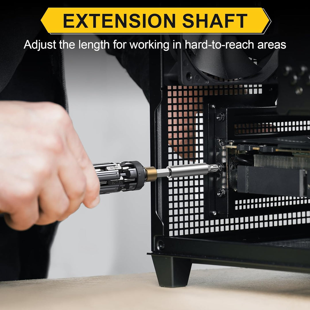 JOREST 19 in 1 EDC Multibit Schraubendreher Set, Geschenke für Männer, Multitool Weihnachtsgeschenke