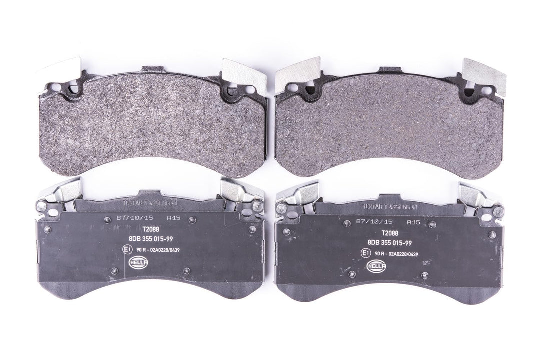 HELLA PAGID 8DB 355 015-991 Bremsbelagsatz - T2088 - Dicke/Stärke: 17mm - Bremssystem: Brembo - nich