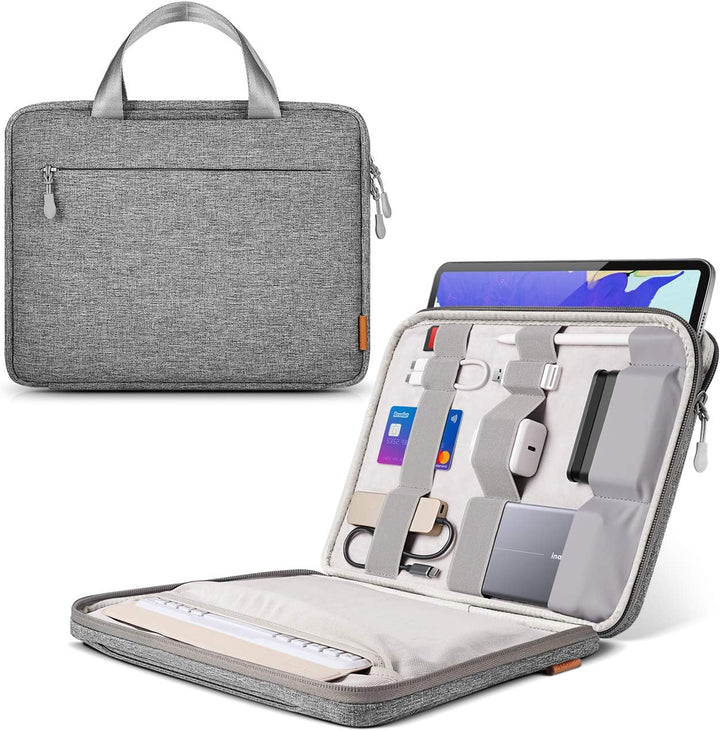 Inateck Laptoptasche Hülle kompatibel mit iPad Pro 12.9 M2 2022 M1 2021, MacBook Pro 13 M2/M1 2022-2
