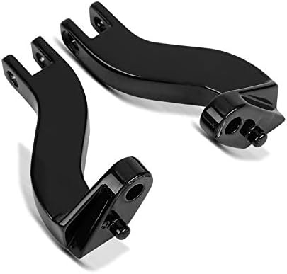 Sozius Fussrasten-Halter für Harley Davidson Street Glide Special 15-23 schwarz