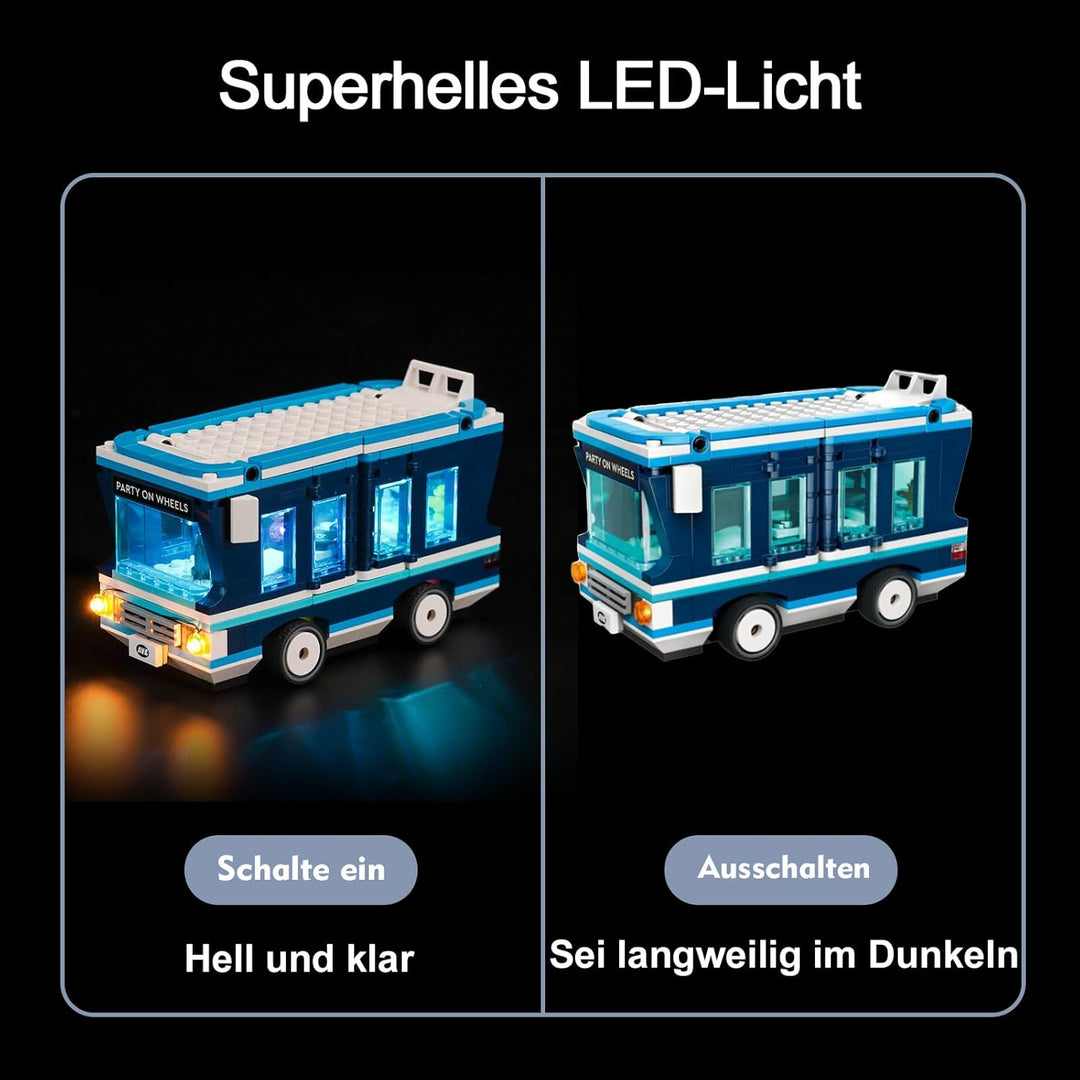 Led Licht Set für Lego Minions' Music Party Bus 75581 (Kein Lego), Dekorationsbeleuchtungsset für Le