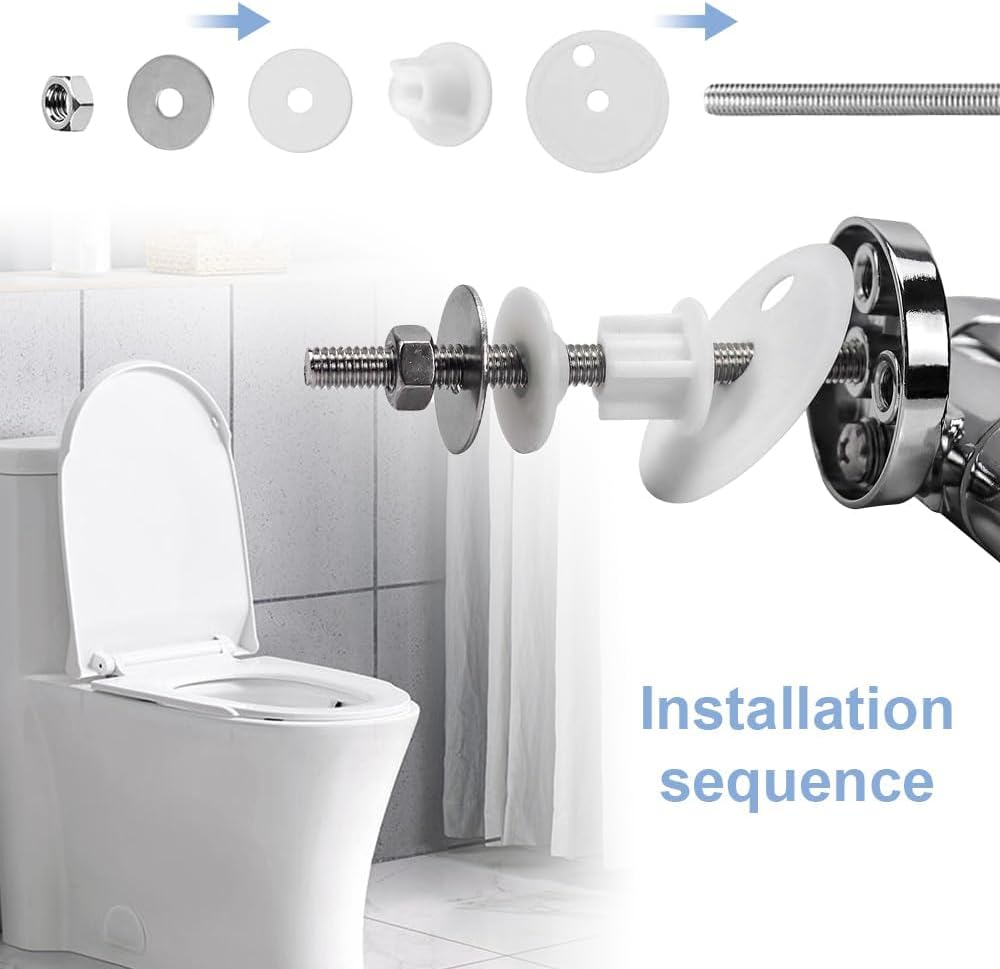 Wc Sitz Scharniere Ersatzteile, Befestigungs-Set für Toilettendeckel mit Absenkautomatik WC Scharnie