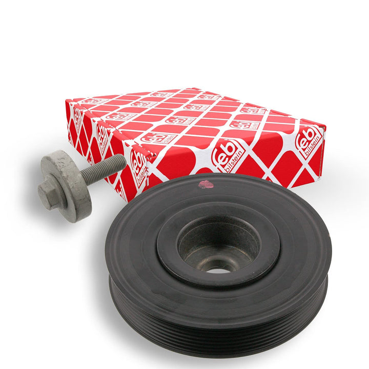 febi bilstein 36247 Riemenscheibe (entkoppelt) für Kurbelwelle, mit Schraube , 1 Stück