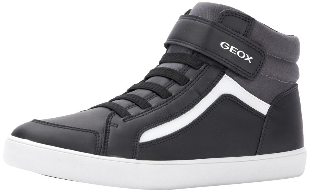 Geox Jungen J Gisli Boy C Sneaker 28 EU Black Dk Grey, 28 EU Black Dk Grey