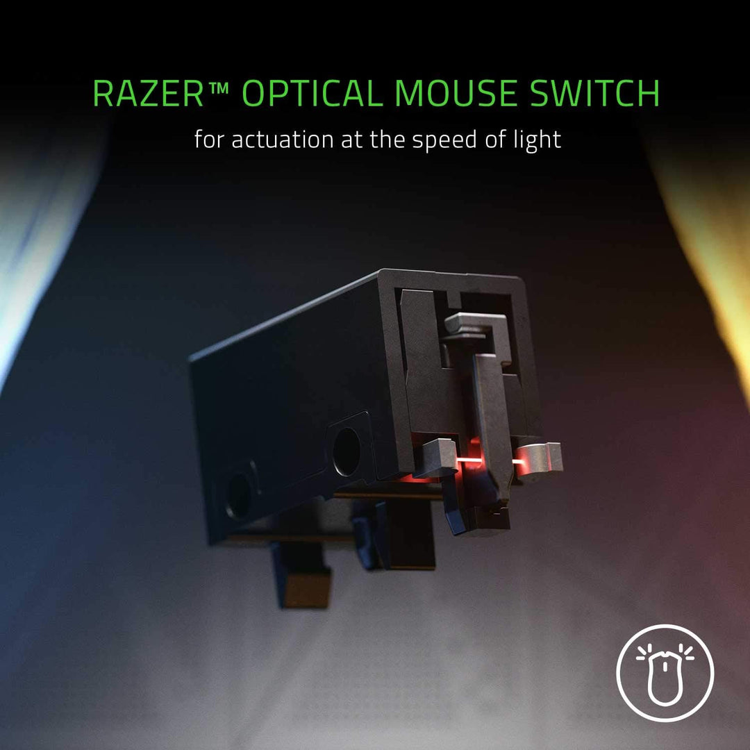 Razer DeathAdder V2 Mini-USB-Gaming-Maus: Optischer Sensor mit 8500 K DPI, 62 g leichtes Design, Chr