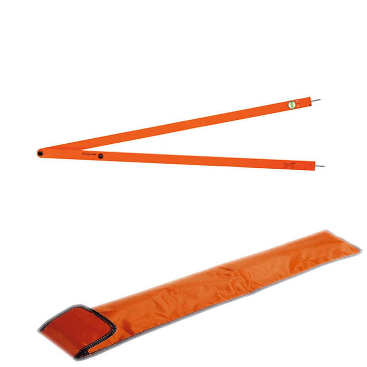 NEDO® Winkelmessgerät Winkelfix long Schenkellänge 1500 mm inkl. Hülle und einem DEWEPRO Zollstock 2