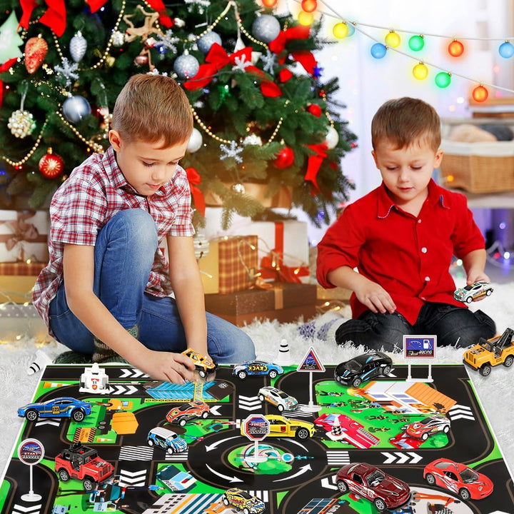 Humairc Auto Adventskalender 2023 Kinder, Adventskalender Rennwagen Jungen 24 Rennwagen Rennautos We