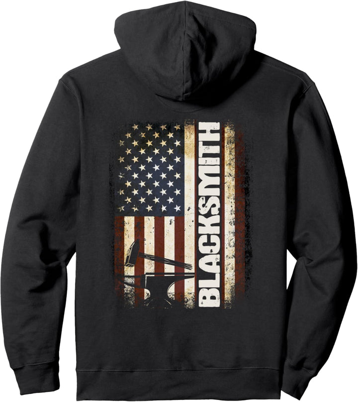 Schmied Bild auf der Rückseite der Kleidung Pullover Hoodie