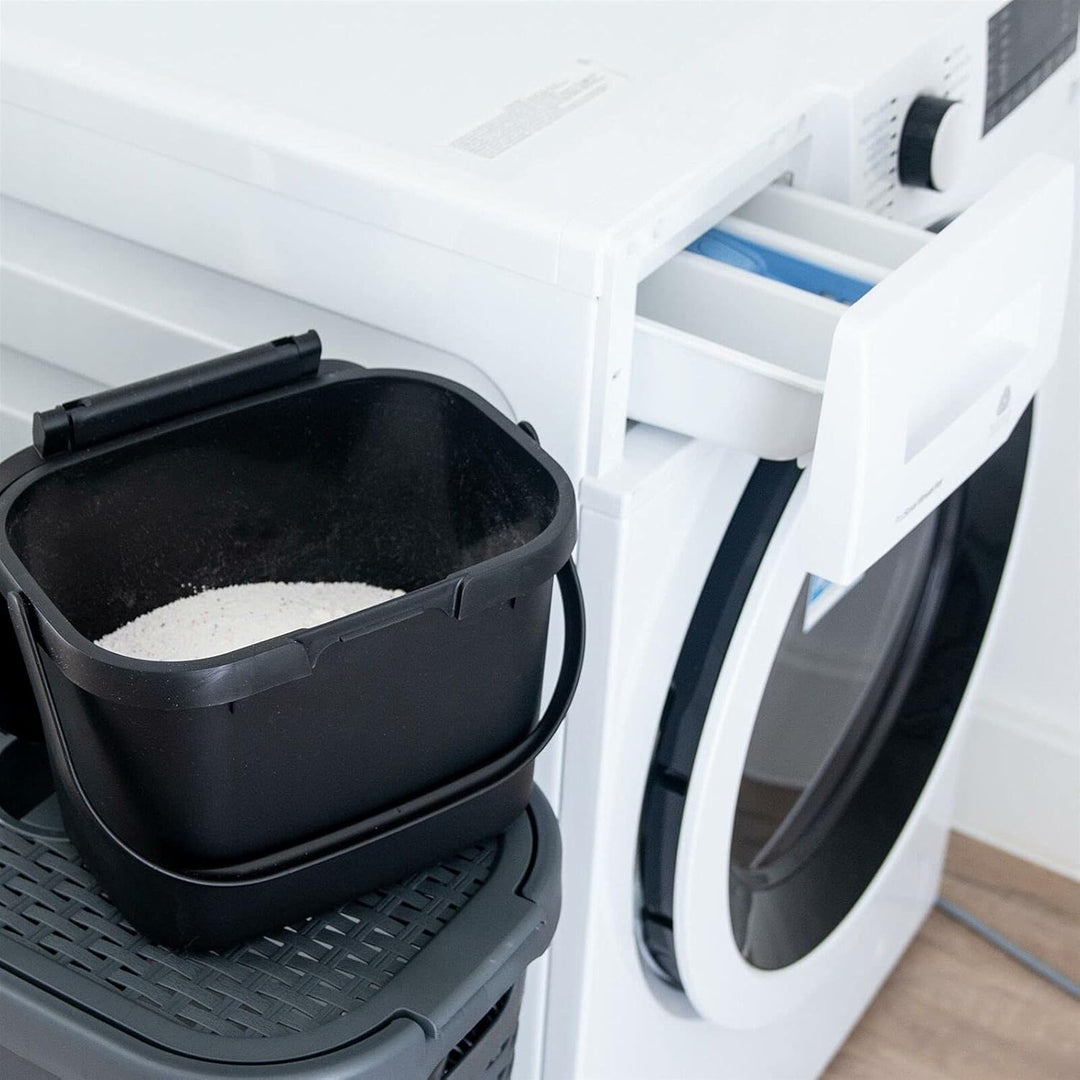 Addis, Komposteimer für Lebensmittelabfälle für die Küche, Plastik, Schwarz, Compost Caddy Compost C