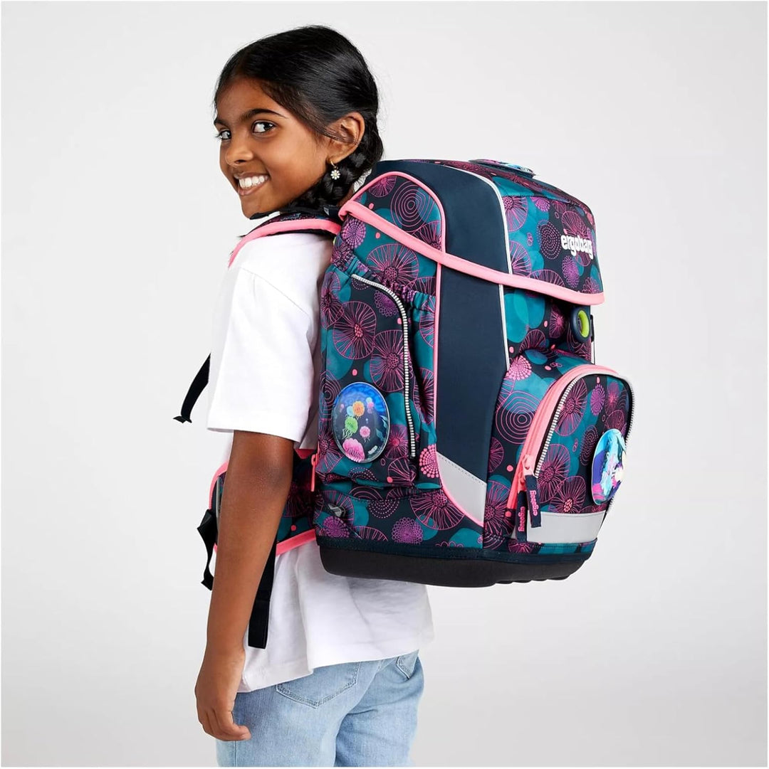 ergobag cubo Set ergonomischer Schulranzen, Vorgänger-Kollektion, klassisch 5-teilig 1. Klasse Grund