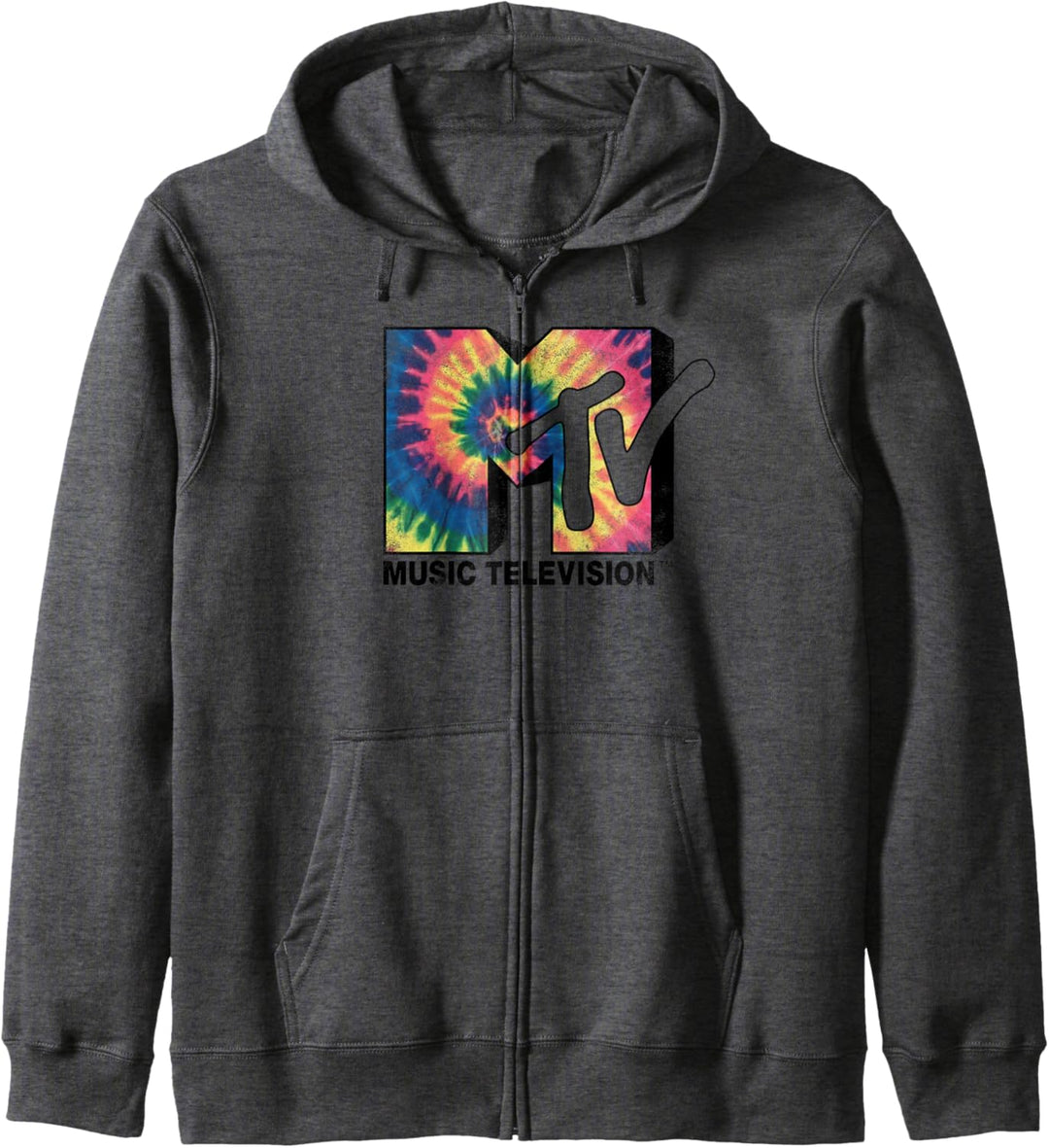 MTV Tye Die Retro Logo Kapuzenjacke