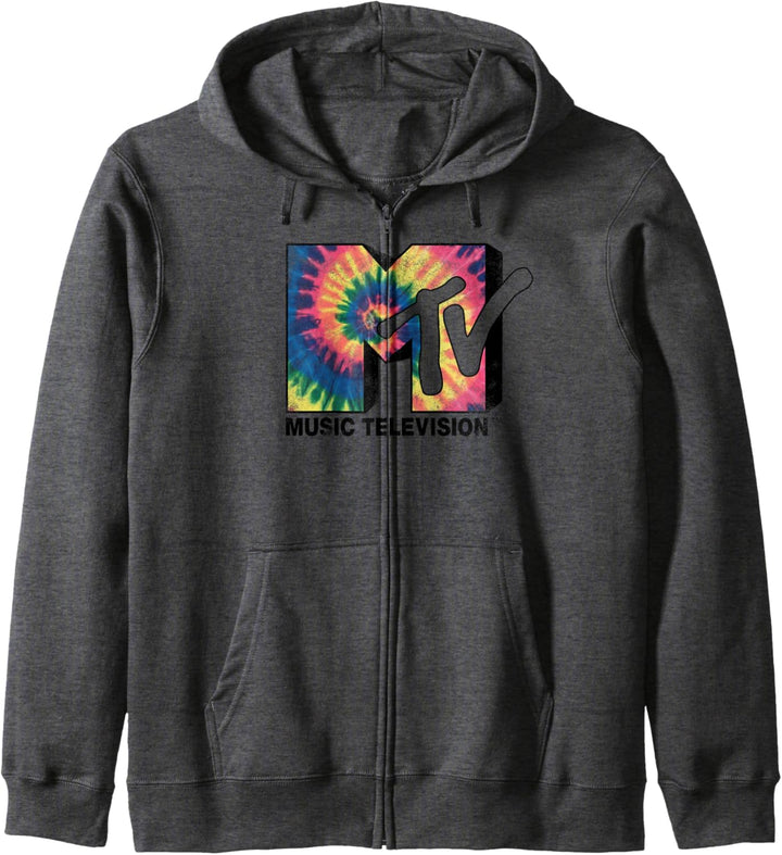 MTV Tye Die Retro Logo Kapuzenjacke