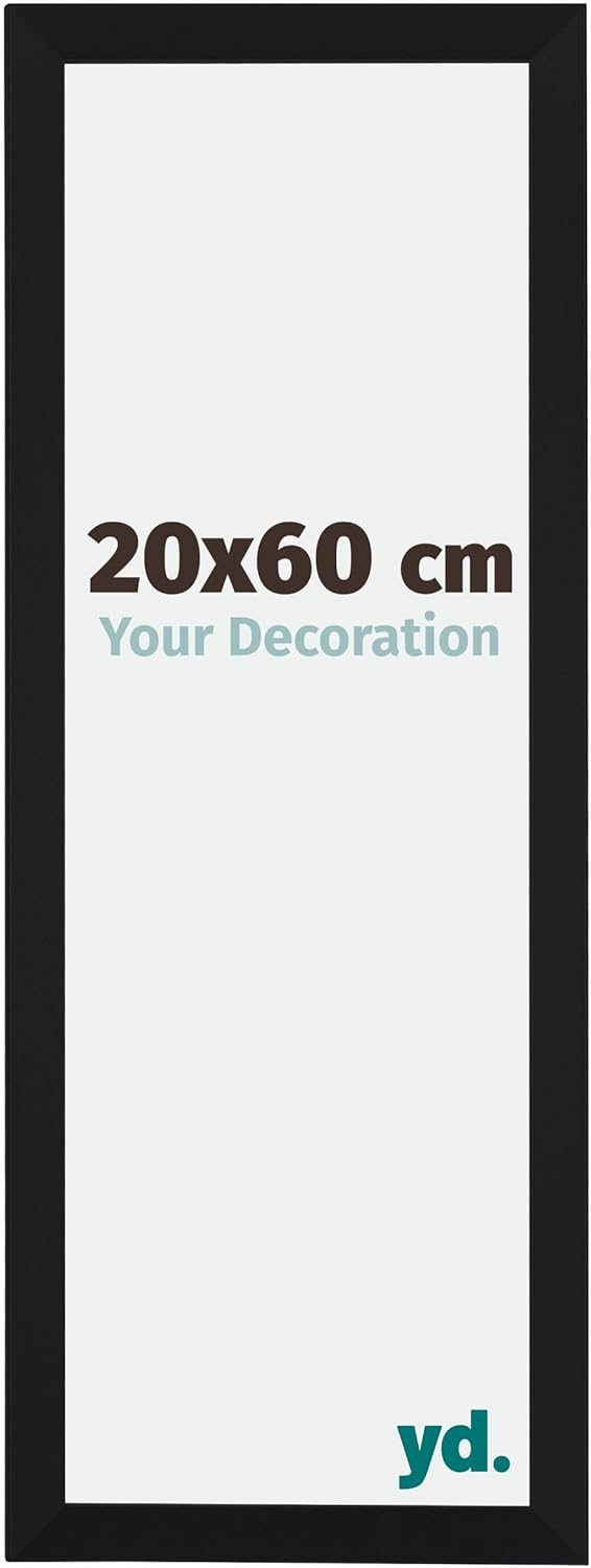 yd. Your Decoration - Bilderrahmen 20,00x60,00 cm - Bilderrahmen aus MDF mit Acrylglas - Antireflex