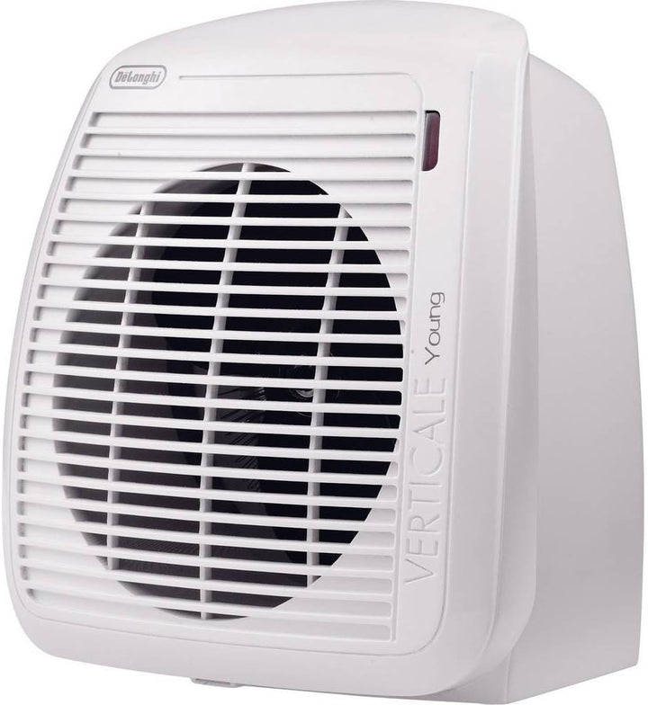 De'Longhi Verticale Young HVY1020 WH Heizlüfter, Anti-Frost-Funktion, Sicherheitsthermostat, IP21-Tr