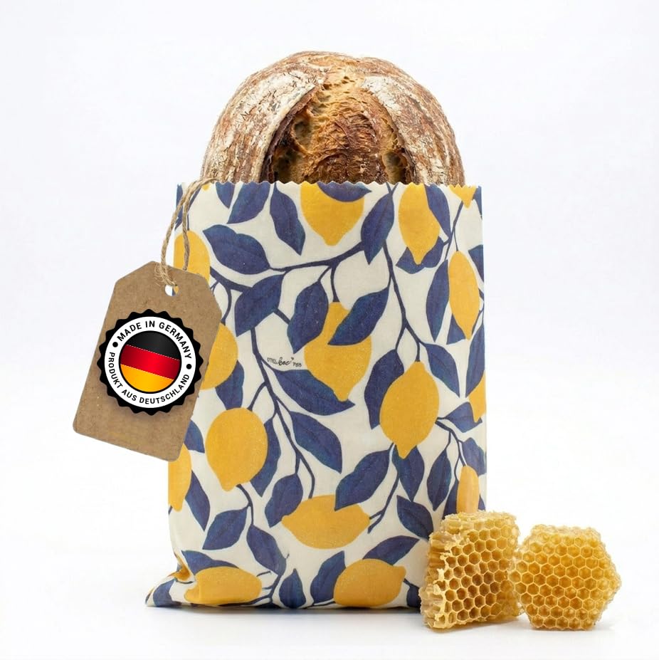 little bee fresh Bio-Bienenwachstuch grosser Beutel aus Deutschland - hält Lebensmittel natürlich, s