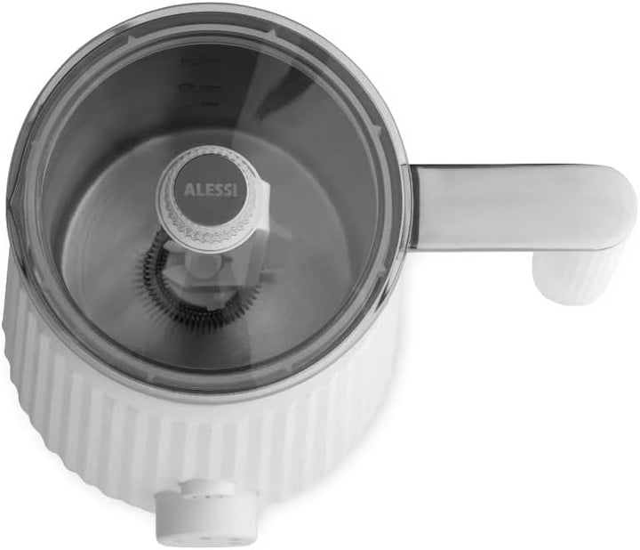 Alessi MDL13 B/UK Multifunktionaler Induktions-Milchaufschäumer, Kunststoff Edelstahl, Schwarz, Schw