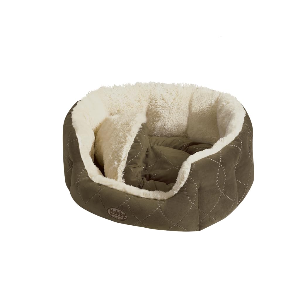 Nobby Komfortbett "CENO" beige / braun L x B x H: 65 x 57 x 22 cm braun L 65 x B 57 x H 22 cm, braun