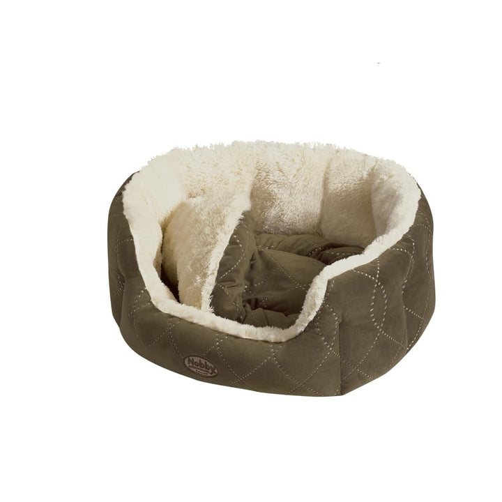 Nobby Komfortbett "CENO" beige / braun L x B x H: 65 x 57 x 22 cm braun L 65 x B 57 x H 22 cm, braun