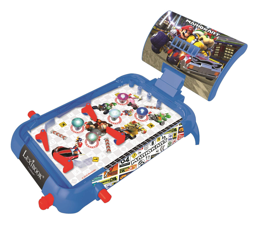 Lexibook JG610NI Mario Kart Nintendo elektronisches Flipperspiel, Action-und Reflexspiel für Kinder