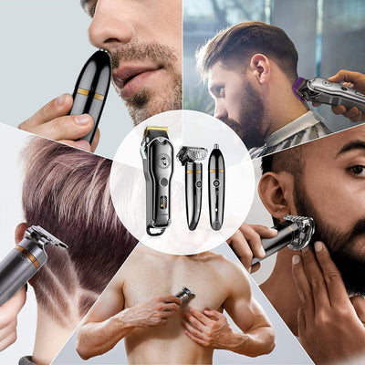 Hatteker Haarschneidemaschine Haarschneider Pflegesets Barttrimmer Bartschneider Herren T-förmiger T
