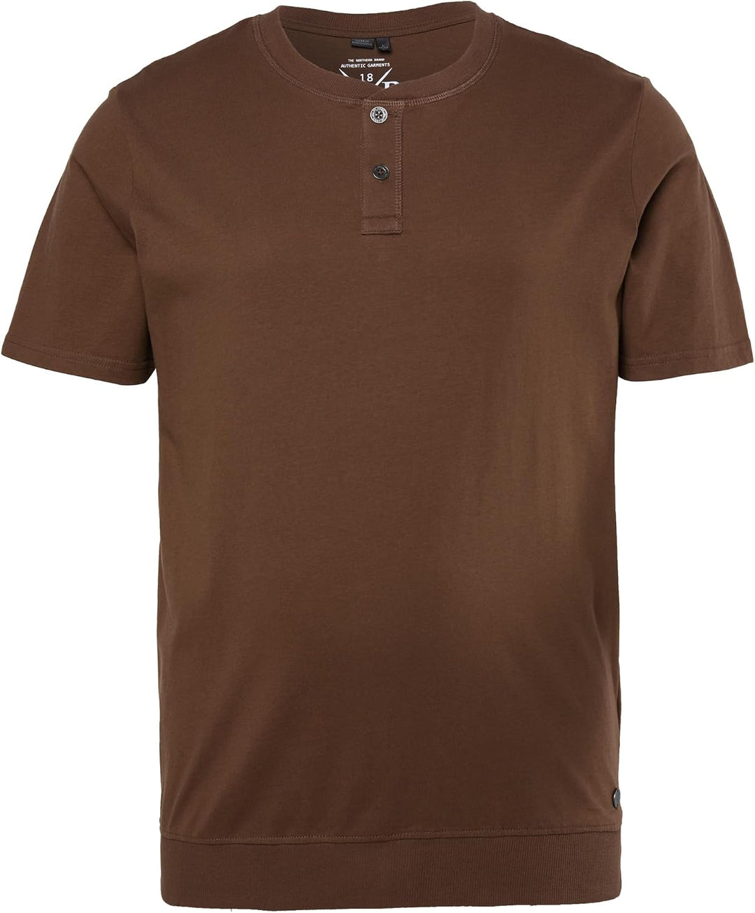 JP 1880 Herren Kurzarm T-Shirt L Mokkabraun, L Mokkabraun